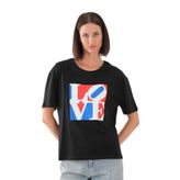 ALEXANDERGARDI Baskılı Basic Kadın T-shirt SİYAH M