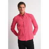 Alexandergardı Desenli Slim Fit Erkek Gömlek - Pembe