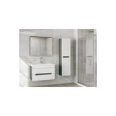 Alfa Banyo Alpi (80+35) 115 cm Mdf Boy Dolaplı Lavabolu Banyo Dolabı Seti--Hazır Kurulu--