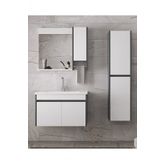 Alfa Banyo Estella 80+35 cm Mdf Aynalı Boy Dolaplı Banyo Dolabı Takımı