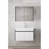 Alfa Banyo Estella-Ea 80 cm Antrasit Banyo Dolabı Takımı