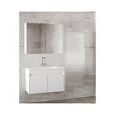 Alfa Banyo Estella Ea-Beyaz-65 Cm Mdf-Seramik Lavabolu Banyo Dolabı Takımı