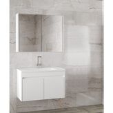 Alfa Banyo Estella-Ea Beyaz 80 cm Mdf-Aynalı-Lavabolu Banyo Dolabı Takımı***demonte Değil***
