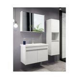 Alfa Banyo Luiza (80 35) 115 Cm Mdf Boy Dolaplı Lavabolu Banyo Dolabı Takımı