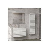 Alfa Banyo Trend Line (80 35) 115 Cm Ayna Dolaplı Boy Dolaplı Lavabolu Mdf Banyo Dolabı Seti-hazır Kurulu- Beyaz