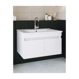 Alfa Banyo Viola1 Beyaz 80 Cm Lavabolu Mdf Banyo Alt Dolabı Hazır Kurulu