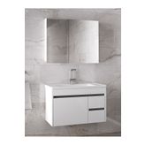 Alfa Banyo Viosen Bisen 80 Cm Ayna Dolaplı lavabolu Mdf Banyo Dolabı Seti Hazır Kurulu