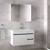 Alfa Banyo Viosen-Ea 80 cm Beyaz Banyo Dolabı Takımı