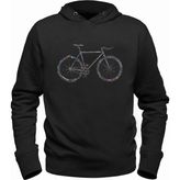 Alfa Tshirt Bisiklet Siyah Erkek Sweatshirt