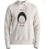 Alfa Tshirt Penguen Ekru Erkek Sweatshirt