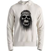 Alfa Tshirt Skull Ekru Erkek Sweatshirt