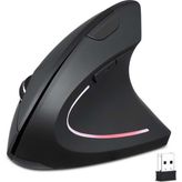 Alfalink Kablosuz Ergonomik Dikey Mouse 800/1200/1600 Dpı - Siyah