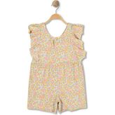 Alg Kız Çocuk Yazlık Şortlu Tulum - Pamuklu Soft Kumaş - 3 Yaş - Yeşil