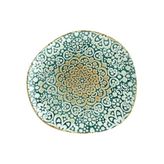 Alhambra Vago 6 Adet 29 cm Porselen Düz Tabak Yeşil