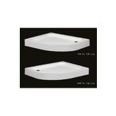 ALİKA BANYO 80X100 ASİMETRİK OVAL MONOBLOK DUŞ TEKNESİ