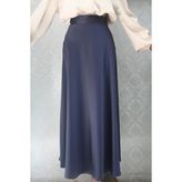 Alisma Moda Saten Etek - 0-Lacivert - 44