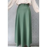 Alisma Moda Saten Etek - 02Y-Yeşil - 36