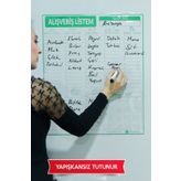 Alışveriş Listesi - Yapışkansız Tutunan Akıllı Kağıt & Silgili Tahta Kalemi Hediyeli