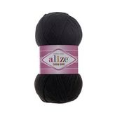 Alize 060 Siyah Cotton Gold El Örgü İpi