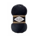 Alize 060 Siyah Lanagold El Örgü İpi