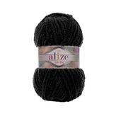 Alize 060 Siyah Softy Plus El Örgü İpi