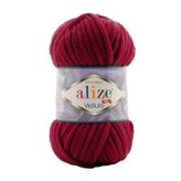 Alize 107 Vişne Velluto 100 gr El Örgü İpi
