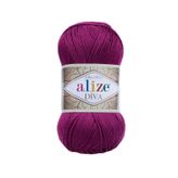 Alize 297 Mürdüm 5'li Diva El Örgü İpi