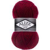 Alize 390 Vişne Superlana Maxi Örgü İpi