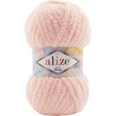 Alize Softy Mega 340 Pudra Pembe 100 gr El Örgü İpi