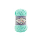 Alize Velluto 19 Açık Mint Yünlü İplik