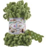 Alize Yeşil 485 Puffy El Örgü İpi