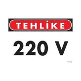ALK 220 V Teklike Uyarı Levhası 25X35 KOD:1114