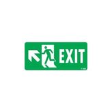 ALK Exit Sol Yukarıı Uyarı Levhası 17,5X25 KOD:960