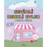 ALK Sevimli Renkli Evler Boyama Kitabı
