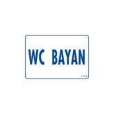 ALK Wc Uyarı Levhası 17,5X25 KOD:1784