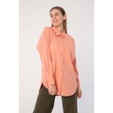 ALLDAY Somon Oversize Basic Gömlek, Kadın, S Beden
