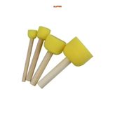 ALLStore Ponpon Sünger Fırça 4'lü Set