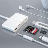 Ally 5 in 1 iPhone-iPad lightning To Audio USB Kamera Okuyucu