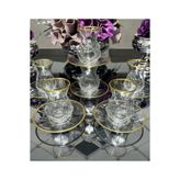 ALMARANDİ 6 Kişilik Gold Çay Bardağı