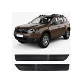 Alminox Oto Aksesuar Dacia Duster 2018 Damalı Kapı Dodik Set 4 Prç.