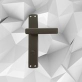 ALMITAL Lusso Antrasit Aynalı Kapı Kolu Lüks WC Kapı Kolu