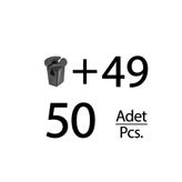 ALPHA AUTO PART Universal Tampon ve Davlumbaz Klips- 50li