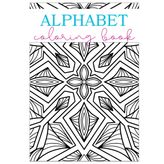 Alphabet Mandal Coloring Book