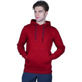 Alpinist Stream Bordo Erkek Kapüşonlu Sweatshirt