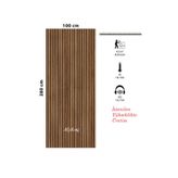 ALPLOG Mdf Ahşap Akustik Duvar Paneli 100x280 Cm Teak