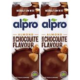 Alpro Badem Bitter Çikolata İçeceği 1L 2li paket