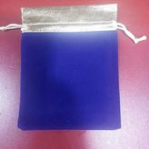 Altın Kesesi, Mavi, 17x12 cm, Drawstring Pouch, 1 Adet