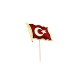 Altın Sepeti Bayrak Rozet Geçmeli