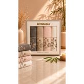 Altınbaşak Bambu 4´Lü 50X90 El Havlusu Noble