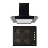 Alveus GLS 640-İBER Siyah 2'li Ankastre Set